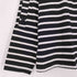 ザラ ZARA サイドボタン スクエアネック ボーダーTシャツ レディース import:L