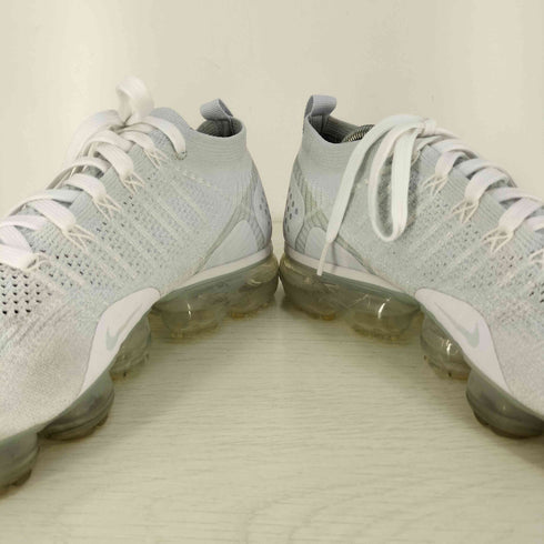 ナイキ NIKE Air VaporMax Flyknit 2 White Vast Grey エアヴェイパーマックス フライニット2 メンズ JPN:28