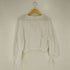 ザラ ZARA ワイドシルエット Vネック レース ブラウス レディース import:L
