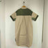 ザラ ZARA バイカラー ハーフスナップ S/S ワンピース レディース US L