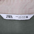ザラ ZARA バイカラー ハーフスナップ S/S ワンピース レディース US L