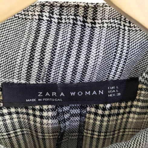 ザラ ZARA タンディテール 千鳥 グレンチェック ワンピース レディース JPN:L