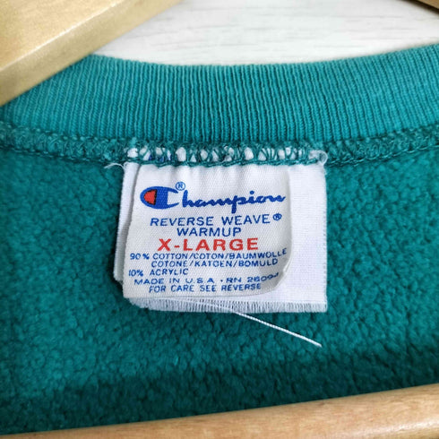 チャンピオン Champion 80s トリコタグ USA製 REVERSE WEAVE リバースウィーブ 目あり クルーネックスウェット メンズ import:XL