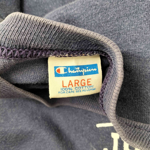 チャンピオン Champion 70-80s USA製 バータグ SUFFERN 両面プリントナンバリングTシャツ メンズ JPN:L