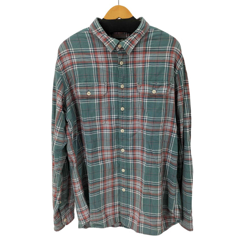 エディーバウアー Eddie Bauer SLIM FIT チェックネルシャツ メンズ TXL