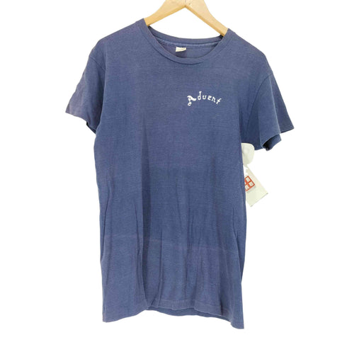 ヘインズ Hanes 70s 三角タグ USA製 両面プリントフロッキーナンバリングTシャツ メンズ JPN:M
