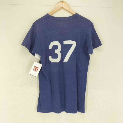 ヘインズ Hanes 70s 三角タグ USA製 両面プリントフロッキーナンバリングTシャツ メンズ JPN:M