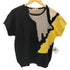 ピエールカルダン pierre cardin 70S デザイン コットン 半袖ニット レディース import:L