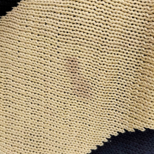 ピエールカルダン pierre cardin 70S デザイン コットン 半袖ニット レディース import:L