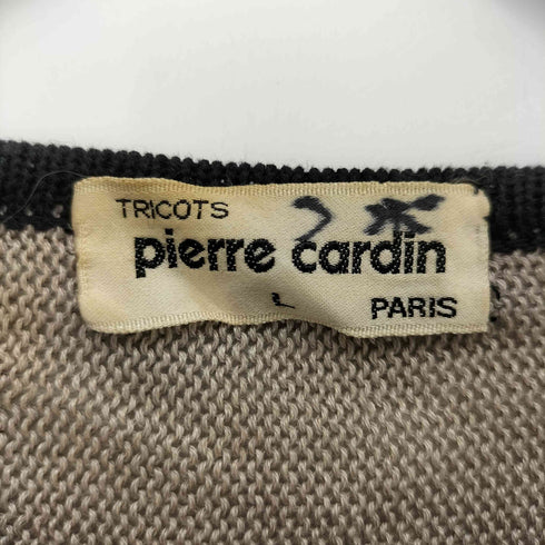 ピエールカルダン pierre cardin 70S デザイン コットン 半袖ニット レディース import:L