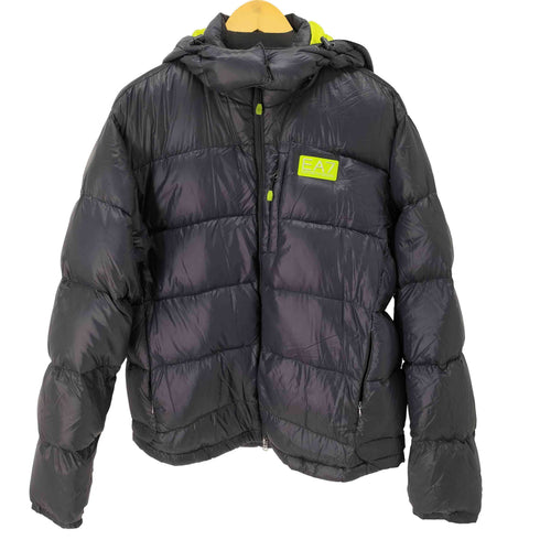 エンポリオアルマーニイーエーセブン EMPORIO ARMANI EA7 CHAMONIX ロゴワッペン ダウンジャケット メンズ import:XL