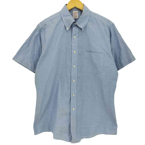ブルックスブラザーズ BROOKS BROTHERS USA製 TRADITIONAL FIT オックスフォード ボタンダウン 半袖 シャツ メンズ 16 1/2