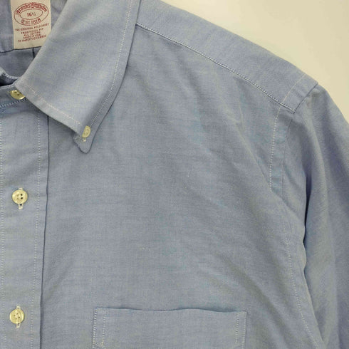ブルックスブラザーズ BROOKS BROTHERS USA製 TRADITIONAL FIT オックスフォード ボタンダウン 半袖 シャツ メンズ 16 1/2