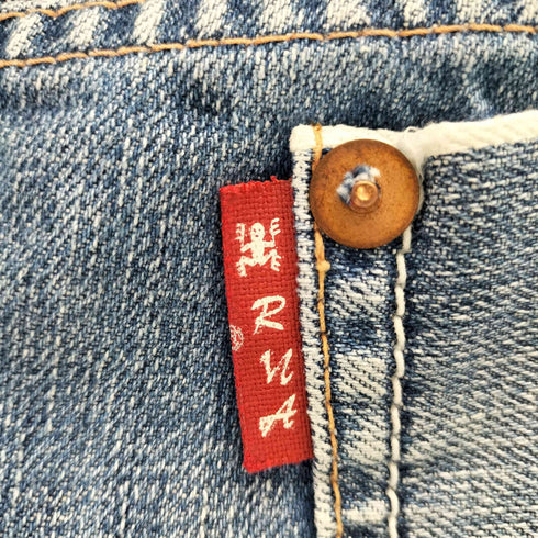 MIN@RNA ローライズデニムスカート レディース JPN:S