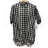 ブラックコムデギャルソン BLACK COMME des GARCONS AD2011 PLAID PATTERN X FLORAL PATTERN PANELED DESIGN SHORT SLEEVE SHIRT 柄切替 レーヨン 半袖 シャツ メンズ JPN:L