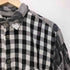 ブラックコムデギャルソン BLACK COMME des GARCONS AD2011 PLAID PATTERN X FLORAL PATTERN PANELED DESIGN SHORT SLEEVE SHIRT 柄切替 レーヨン 半袖 シャツ メンズ JPN:L