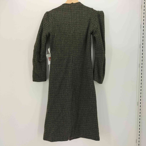 ジュンヤワタナベコムデギャルソン JUNYA WATANABE COMME des GARCONS AD1995 90s チェック ノーカラーウールコート レディース