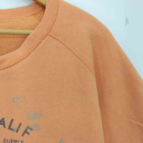 デニムアンドサプライ ラルフローレン DENIM & SUPPLY RALPH LAUREN カットオフ 半袖スウェット ペンキ加工 メンズ import:XXL