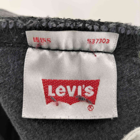 ボタン裏3757 ボタンフライ タックリメイクワイドデニムパンツ Levisリメイク メンズ