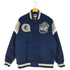 ミッチェルアンドネス mitchell&ness 裏地キルティング カレッジロゴ サテン スタジャン スタジアムジャケット メンズ import:L