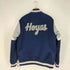 ミッチェルアンドネス mitchell&ness 裏地キルティング カレッジロゴ サテン スタジャン スタジアムジャケット メンズ import:L