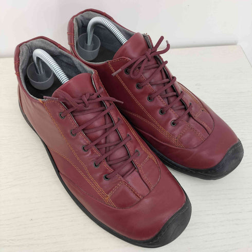 ゼニアスポーツ Zegna sport スクエアトゥ レザースニーカー メンズ US:11