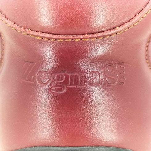 ゼニアスポーツ Zegna sport スクエアトゥ レザースニーカー メンズ US:11