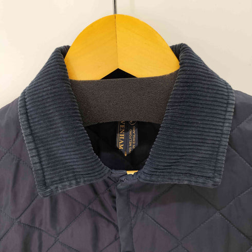 ラベンハム LAVENHAM 襟コーデュロイ キルティングジャケット メンズ 36