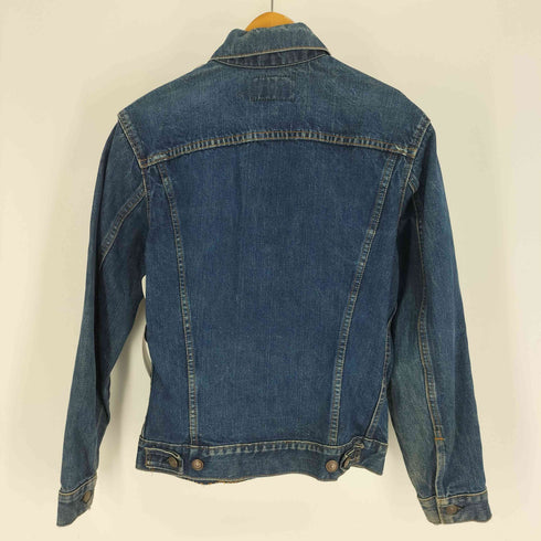 リーバイス Levis 70S 70505 4th スモール e 不均等 V 黒カン ボタン裏 525 刻印 ケアタグ デニム トラッカー ジャケット 濃紺 メンズ