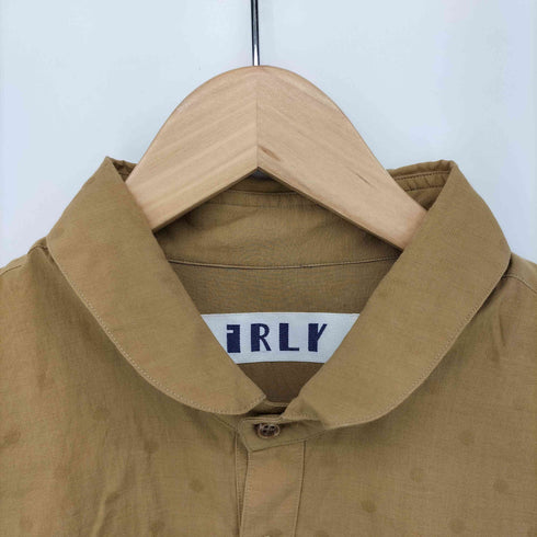 IRLY ドット 丸襟 L/S シャツ メンズ R