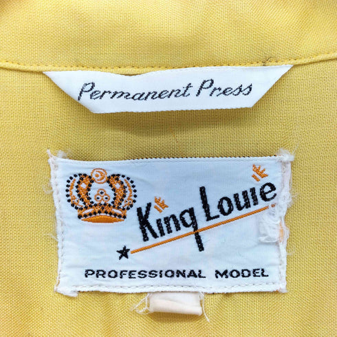 キングルイ King louie Tim 刺繍オープンカラー ボウリング シャツ メンズ import:L