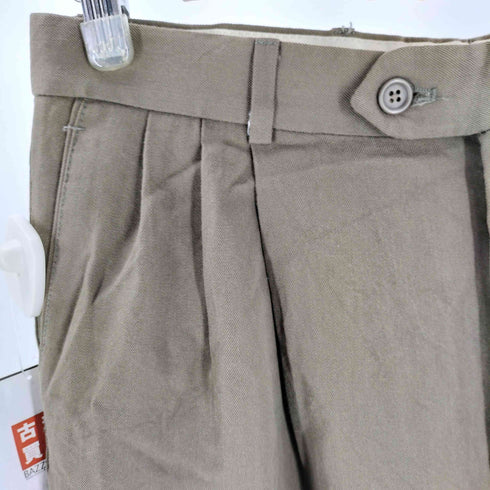 90S PAUL DIONE カナダ製 3タック ウール スラックス メンズ 32