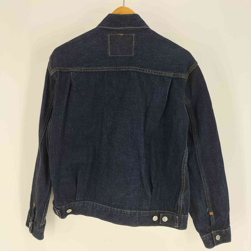 リーバイス Levis 90S USA製 507XX 1955年 2nd 復刻 モデル 両面 BIG E イエロー オレンジ ステッチ ボタン裏 555 刻印 バレンシア工場 紙パッチ デニム トラッカー ジャケット 1997年製 メンズ 40