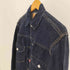 リーバイス Levis 90S USA製 507XX 1955年 2nd 復刻 モデル 両面 BIG E イエロー オレンジ ステッチ ボタン裏 555 刻印 バレンシア工場 紙パッチ デニム トラッカー ジャケット 1997年製 メンズ 40