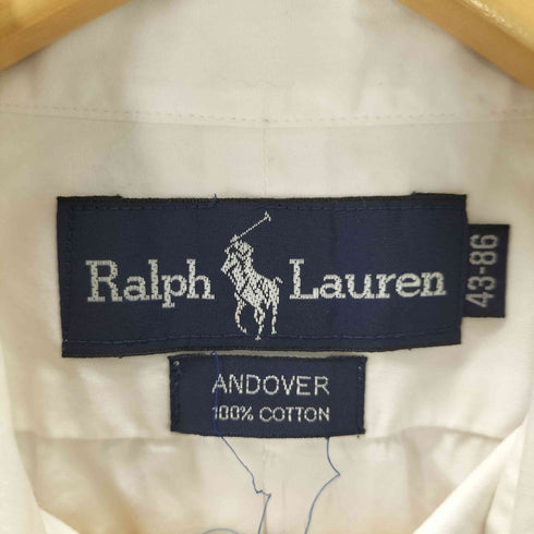 ラルフローレン RALPH LAUREN ANDOVER ポニー刺繍 レギュラーカラーシャツ メンズ 43-86
