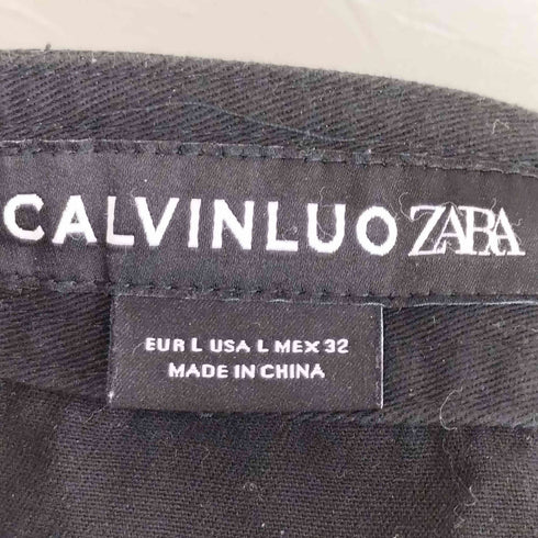 ザラ ZARA ×Discover CALVINLUO 2023SS コットン カーゴパンツ メンズ JPN:L