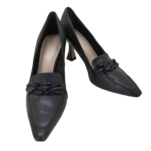 チャールズアンドキース CHARLES&KEITH チェーンデザイン ヒールパンプス レディース 24.5