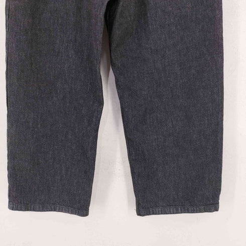 ザラ ZARA WIDE-LEGブラックデニムパンツ メンズ FR:36-38