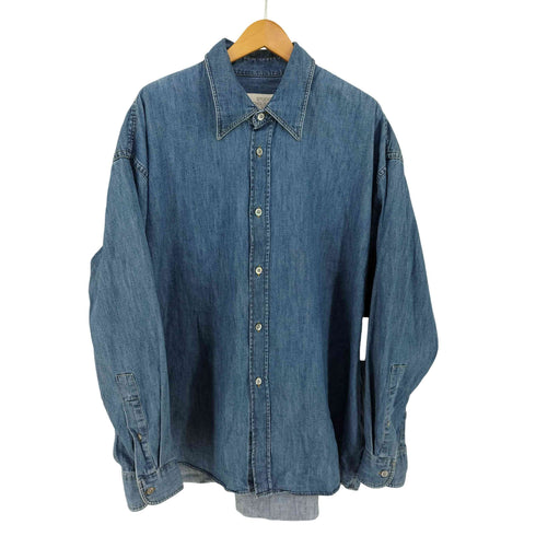 ザラ ZARA Chambray Shirt シャンブレーシャツ メンズ JPN:L