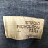 ザラ ZARA Chambray Shirt シャンブレーシャツ メンズ JPN:L