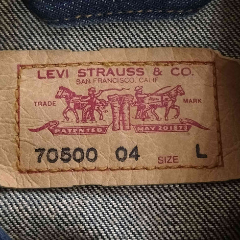 リーバイス Levis 00s ユーロ リーバイス 70500-0474 トラッカージャケット デニムジャケット メンズ import:L