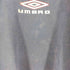 アンブロ UMBRO 90-00s ロゴ刺繍 ラグランスリーブ サイドライン クルーネック スウェット メンズ import:XL