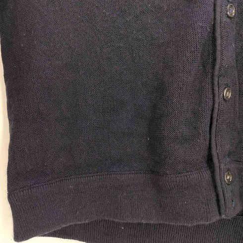アイゾッド IZOD 90s メキシコ製 ロゴ刺繍 アクリル ニット カーディガン メンズ import:L