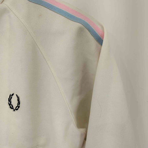 フレッドペリー FRED PERRY SPORTSWEAR 80S 緑タグ 月佳樹刺繍ロゴ トラックジャケット レディース JPN:M
