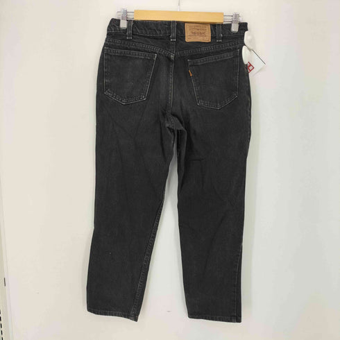 リーバイス Levis 90S 94年 01月製 ボタン裏512 550 オレンジタブ 後染めブラックデニムパンツ メンズ W32