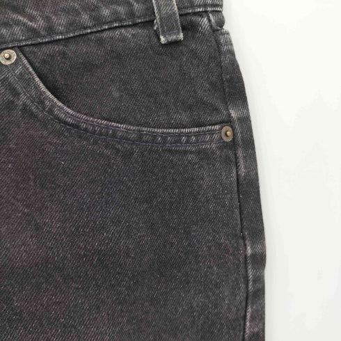 リーバイス Levis 90S 94年 01月製 ボタン裏512 550 オレンジタブ 後染めブラックデニムパンツ メンズ W32