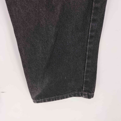 リーバイス Levis 90S 94年 01月製 ボタン裏512 550 オレンジタブ 後染めブラックデニムパンツ メンズ W32