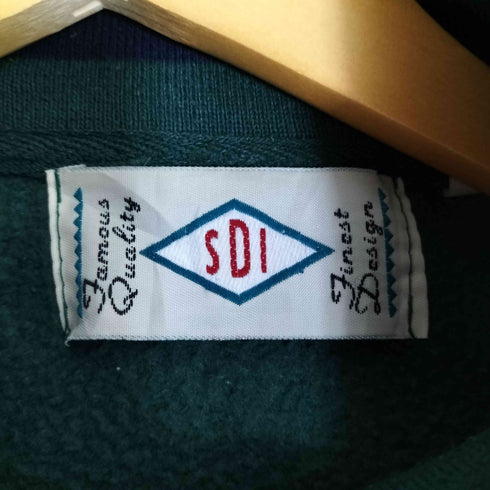 SDI 90s ワッペン ハーフジップ フリース プルオーバー メンズ import:M