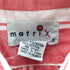 matrix ストライプ半袖BDシャツ メンズ L