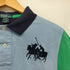 ポロバイラルフローレン Polo by RALPH LAUREN ポニー刺繍 マルチカラー S/S ポロ シャツ メンズ import:XL